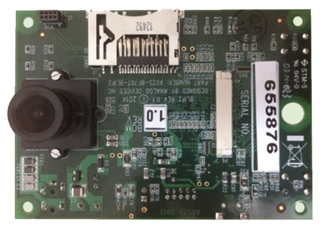 This image shows the camera sensor