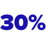 up to 30%