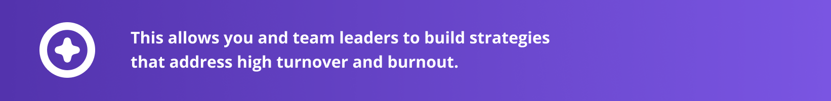 This allows you and team leaders to build strategies