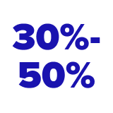 30%-50%