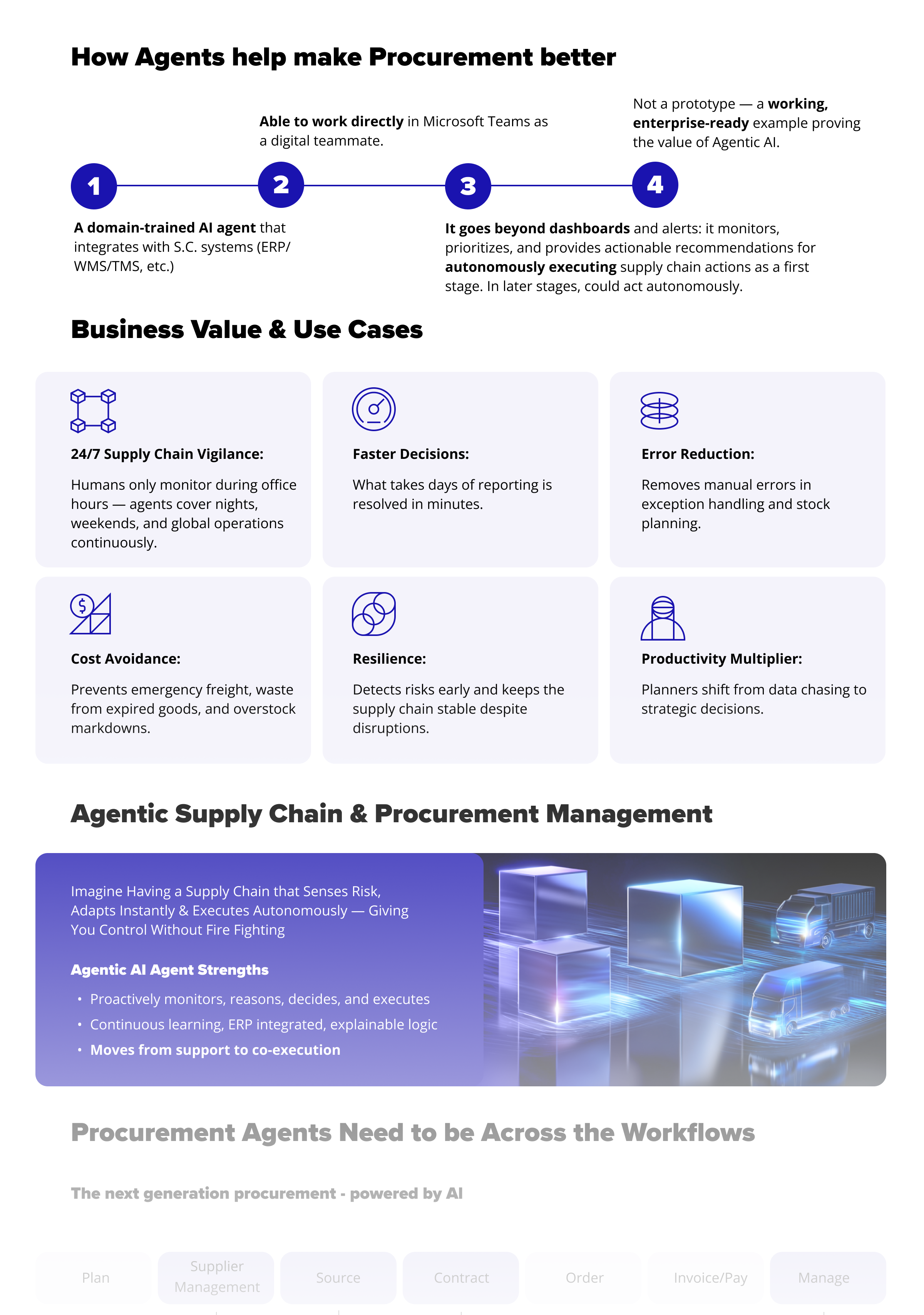 how agents help make procurement better